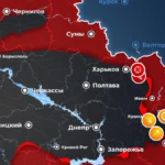 карта боевых действий украина